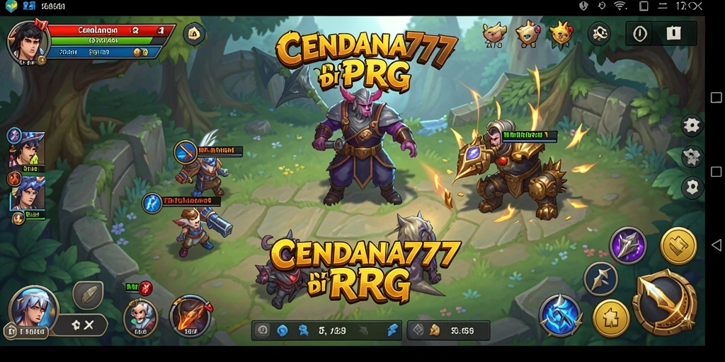 Tampilan menakjubkan dalam gameplay RPG CENDANA777.