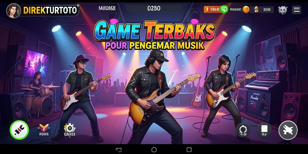 Gameplay DIREKTURTOTO yang menarik dan mengasyikkan untuk semua pemain musik.