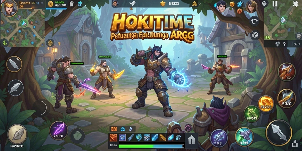 Tampilan gameplay HOKITIME yang mendebarkan di dunia ARPG.