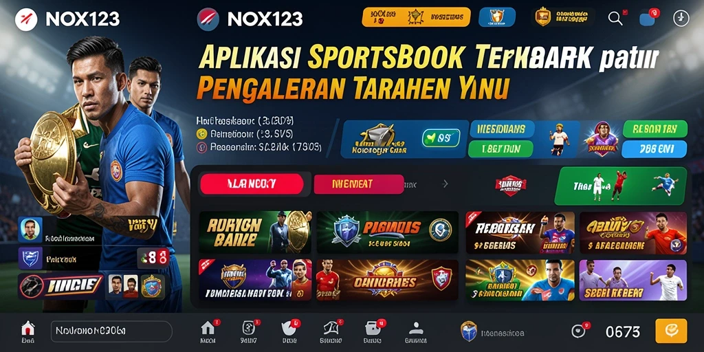 Tampilan gameplay menarik dari aplikasi Sportsbook NOX123.