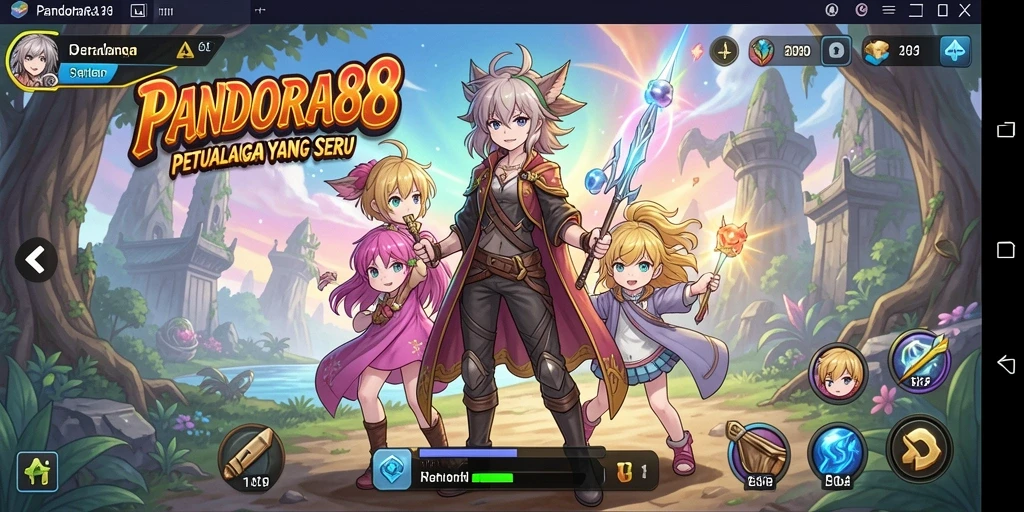 Tampilan gameplay yang memukau dalam PANDORA88.