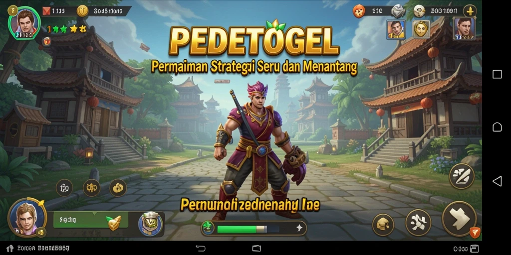 Tampilan gameplay PEDETOGEL yang menarik dan strategis.