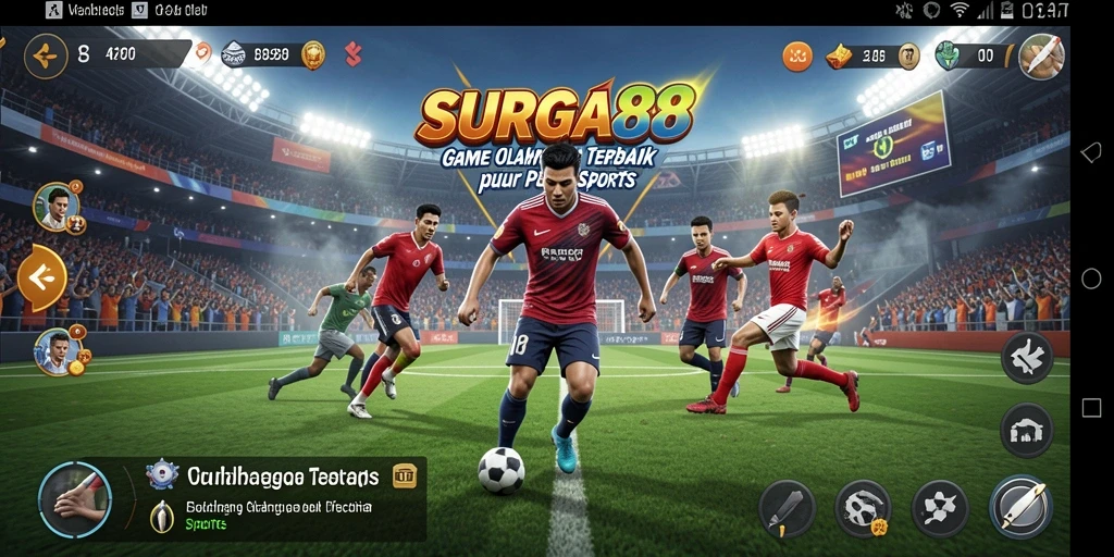 Gameplay mendebarkan dari SURGA88 yang menampilkan aksi olahraga seru.