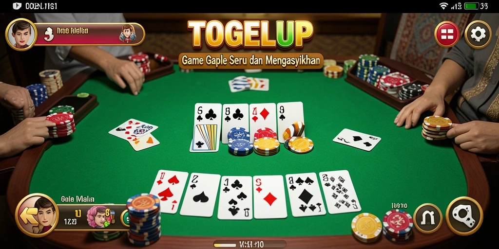 Tampilan gameplay TOGELUP dengan pemain yang seru.