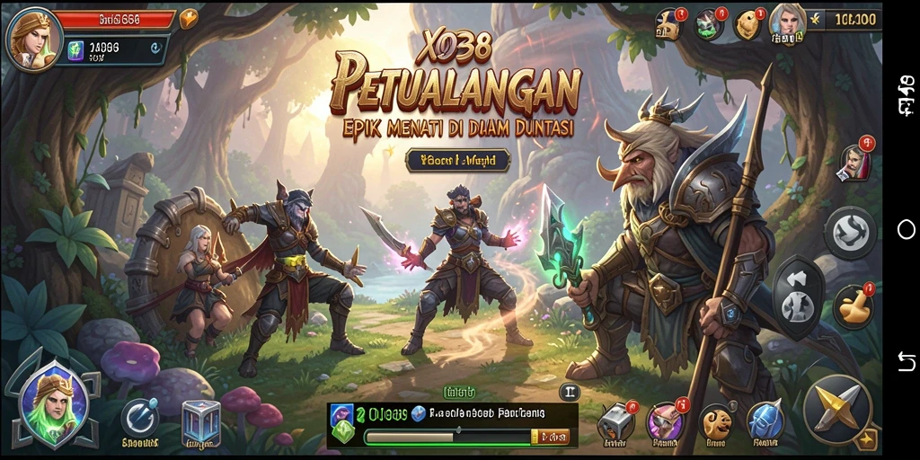 Tangkapan layar menunjukkan gameplay mendebarkan dari <strong>XO368</strong> di dunia petualangan.